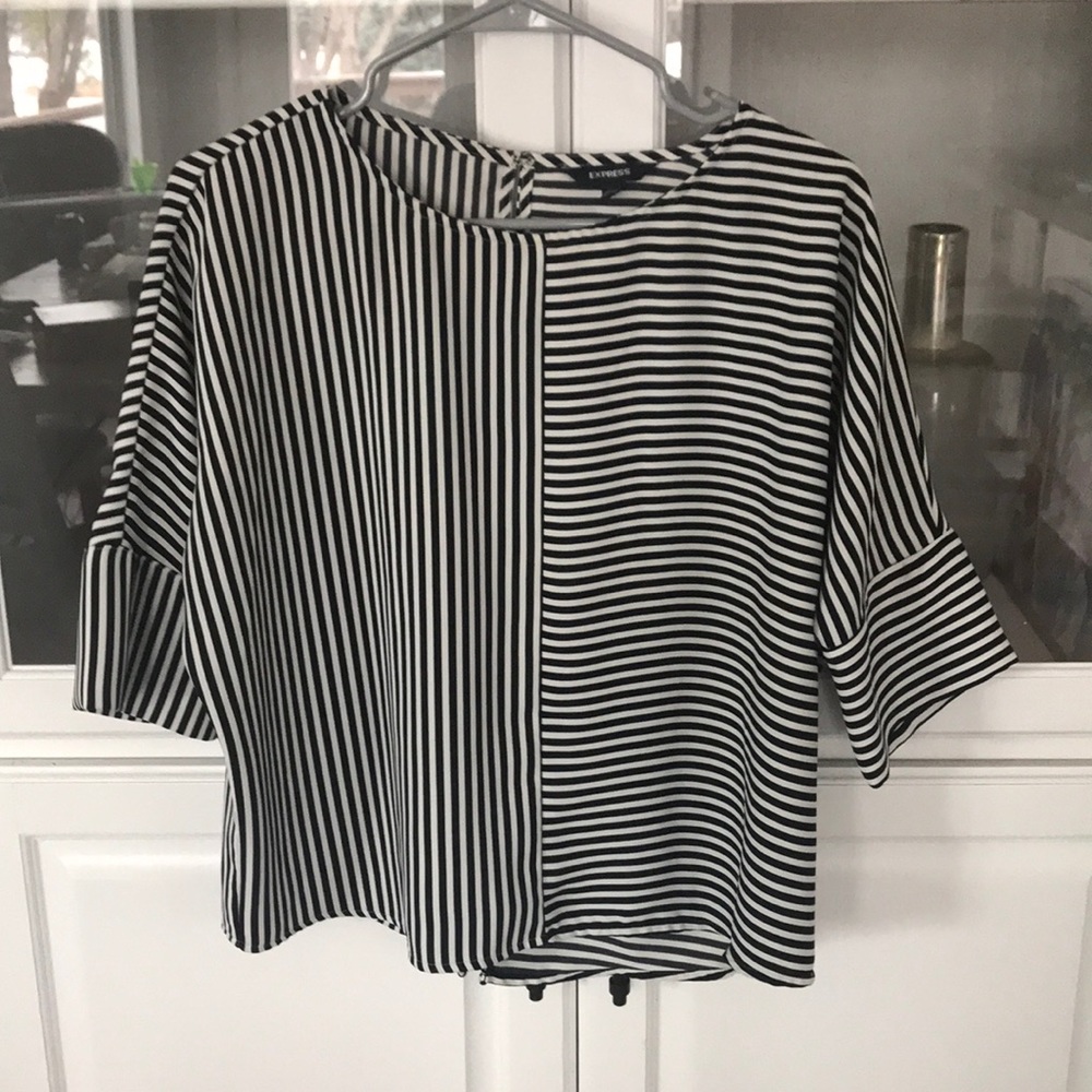 Express striped blouse